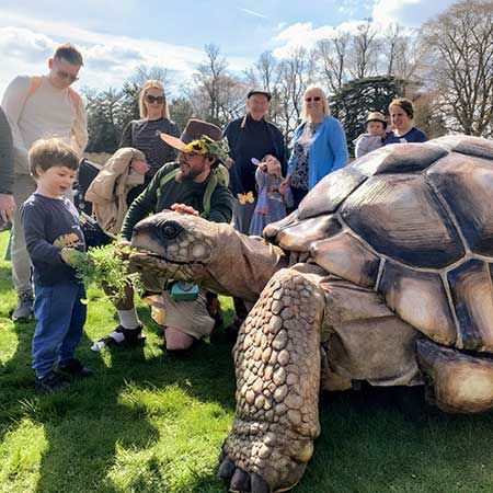 Riesenschildkrötenpuppe