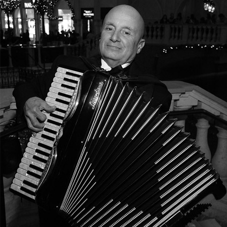 Accordionista Las Vegas