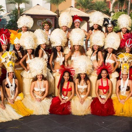 Polynesischer Tanzgruppe