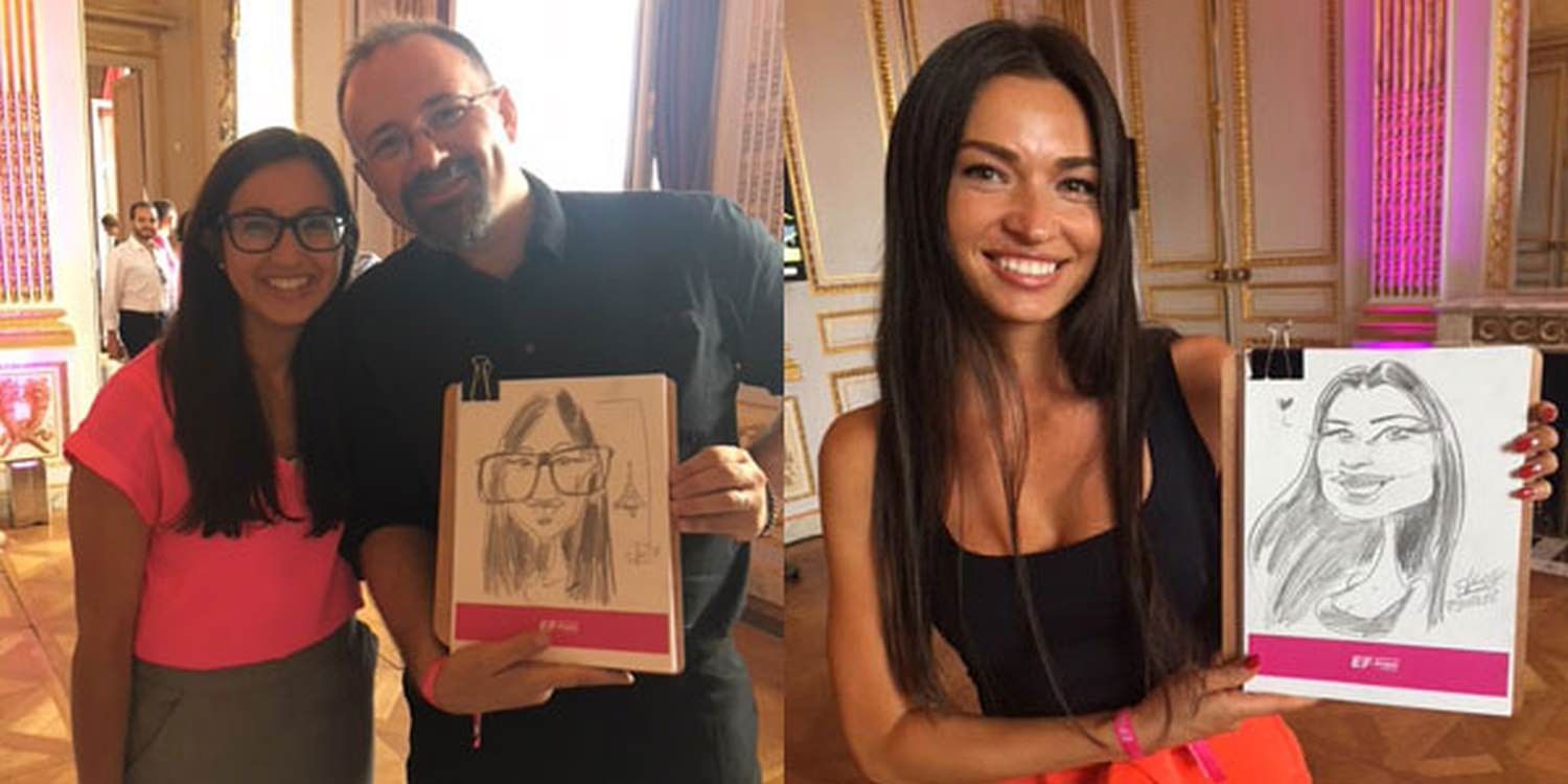 Caricaturist In Paris Captures Joy At #TourDeFrance