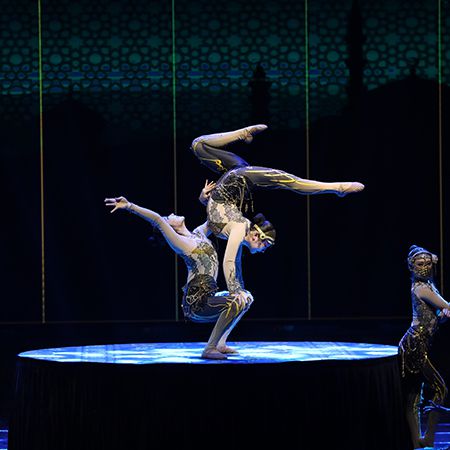 Twin Acrobatic Circus Duo China