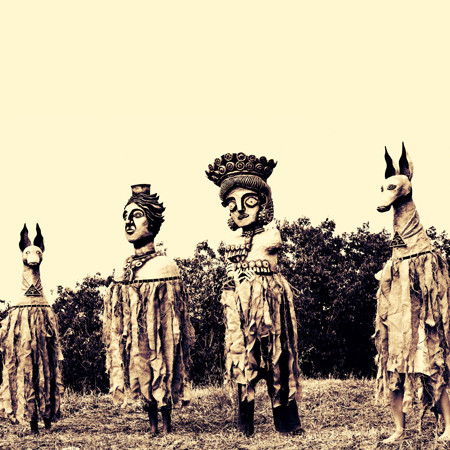 Giant Ibizan Folklore Puppets