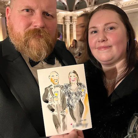 Ilustraciones de moda en vivo en el Reino Unido