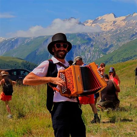 Male Accordionist Lyon