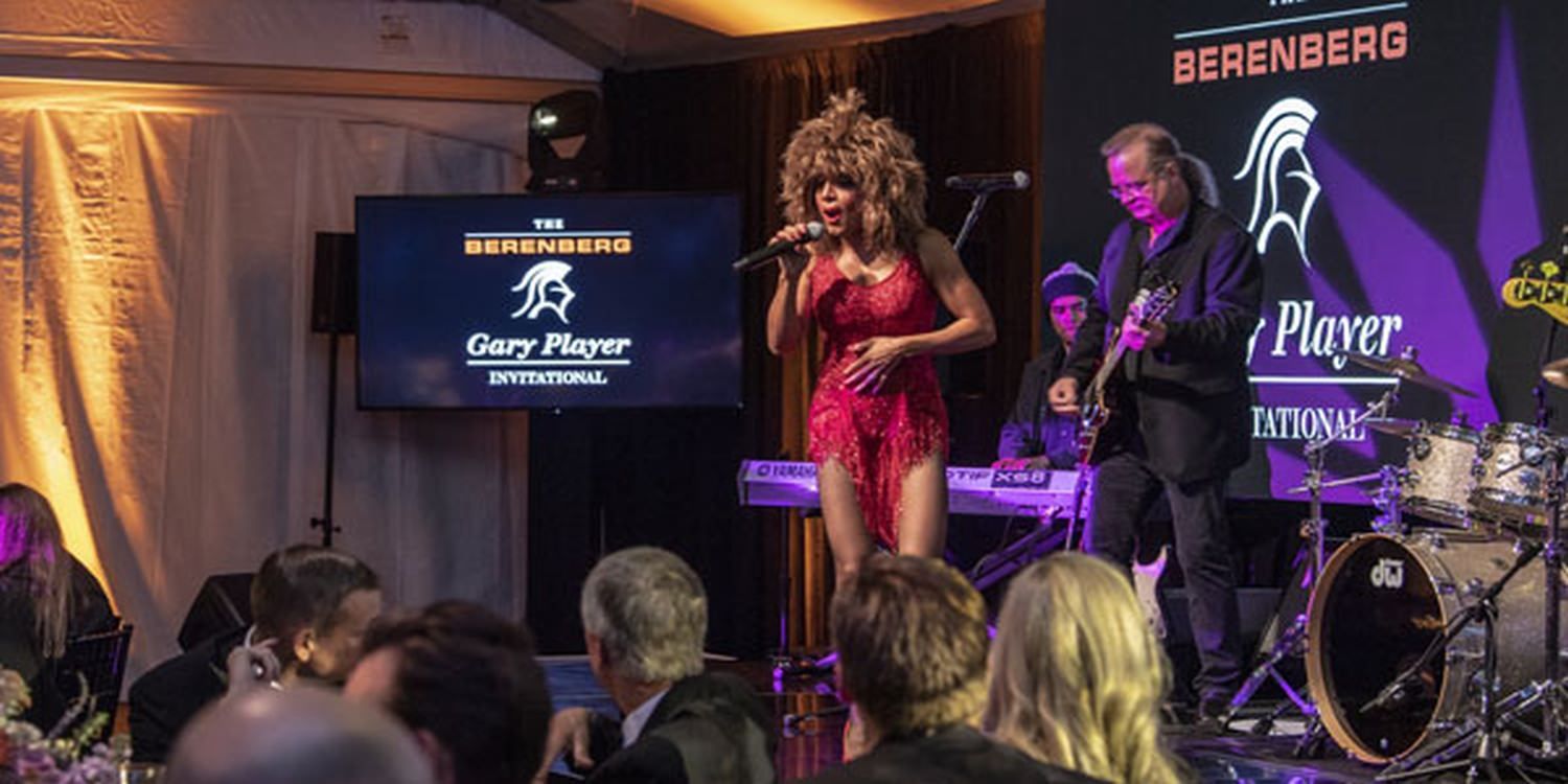 Tina Turner Tribute Wow's Guests At Gary Player International