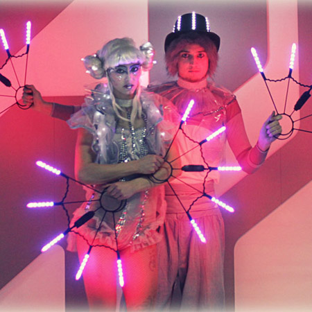 Futuristic LED Circus Act