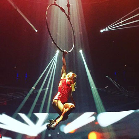 Italian Aerialist Lucia