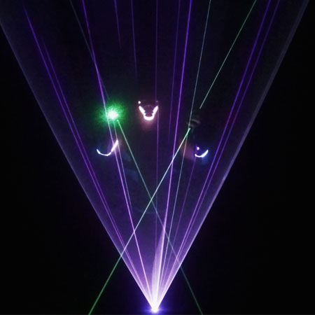 LED Laser Tron Show