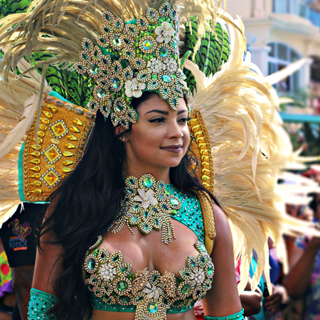 Ridicule of leaders, samba, skimpy garb at Brazil Carnival