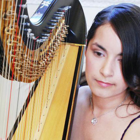 Harpiste féminine Londres