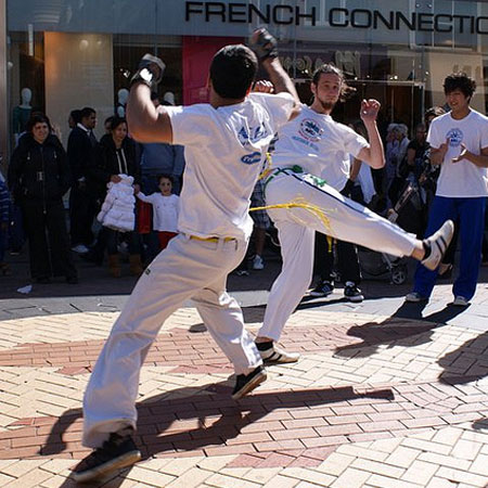 Capoeira-Tänzer