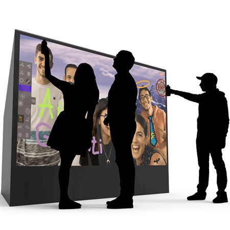 Interactive Air Graffiti Booth