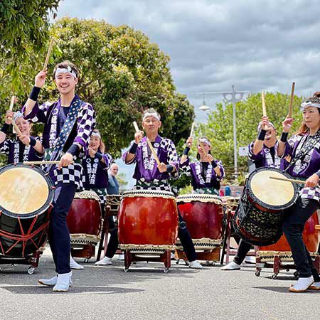 Taiko-Trommler Australien