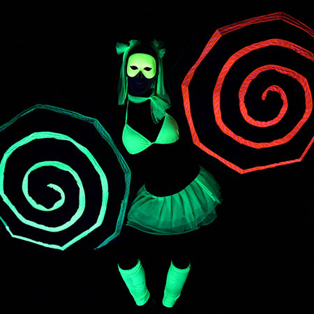 UV Black Light Show Budapest