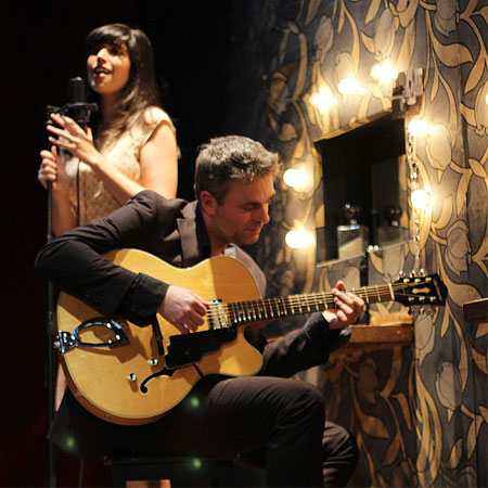 Duo de jazz acoustique