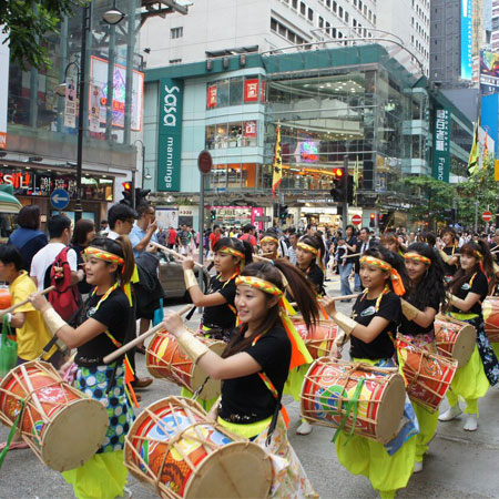 Tambours japonais Hong Kong