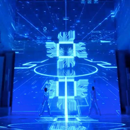 Video Mapping Dance Duo Spain 