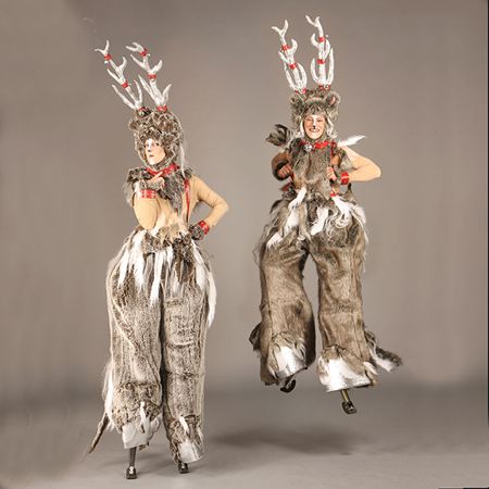 Reindeer Stilt Walker