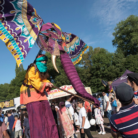 Marionetas Gigantes Indias