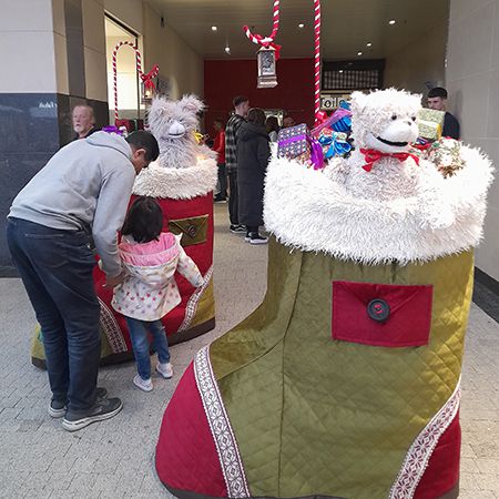 Giant Roaming Festive Stockings