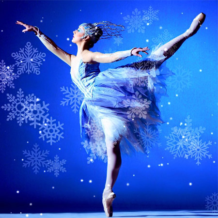 Spettacolo di balletto della Regina delle Nevi
