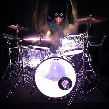 UK LED Baterista DJ