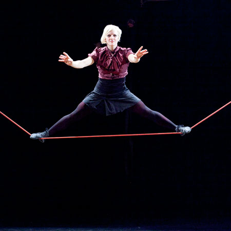 Tight-Rope Walk for Fairs and Carnivals