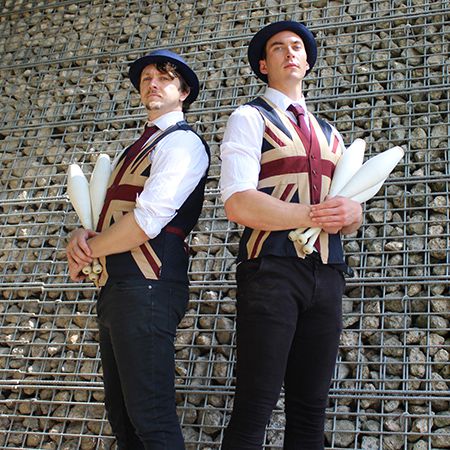 British Themed Juggling Duo