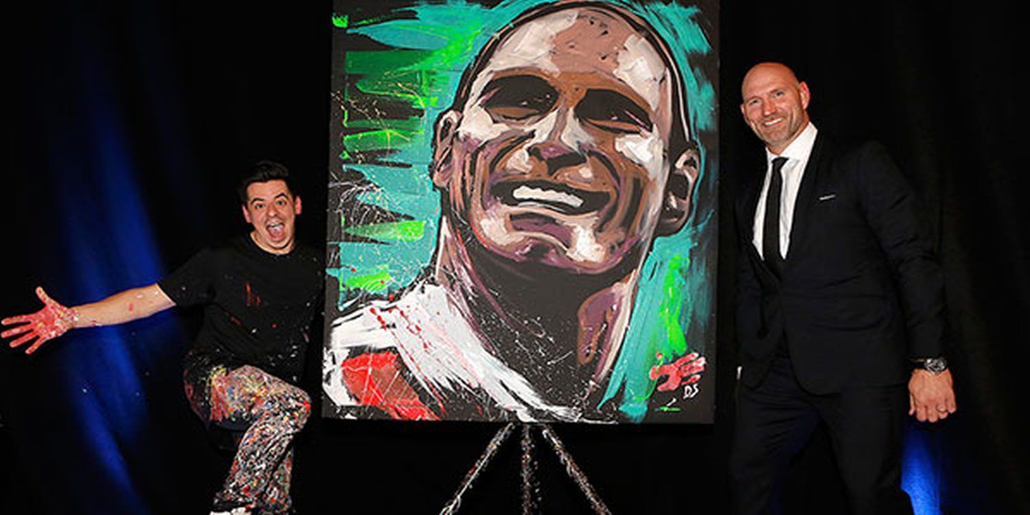 Speed Painter Dave Wows At Charity Event In London