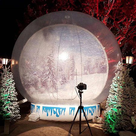 Riesige Schneekugel LA