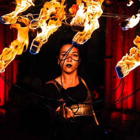 Female Fire Performer Portugal