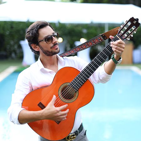 Guitariste acoustique à Miami