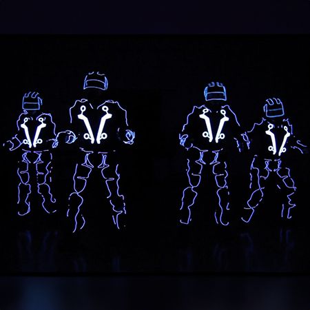 Spettacolo di danza LED Tron