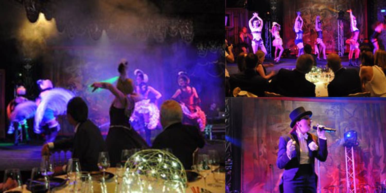 Cabaret Dance Show In Paris For Glitzy Gala Dinner