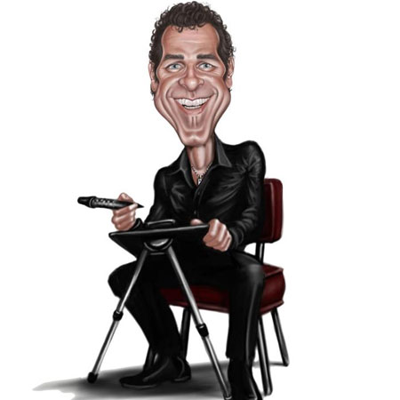 Caricaturiste traditionnel Mick