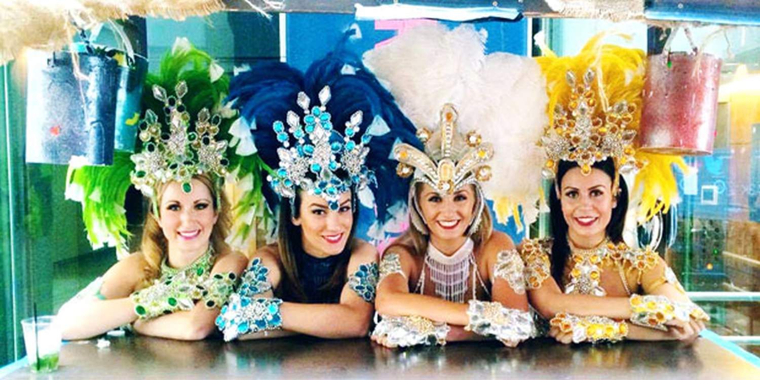 Carnival Showgirls Bring Olympic Spirit To London