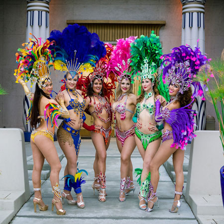 brazilian carnival dancers