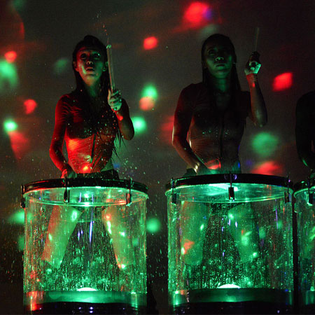 LED Water Drummers