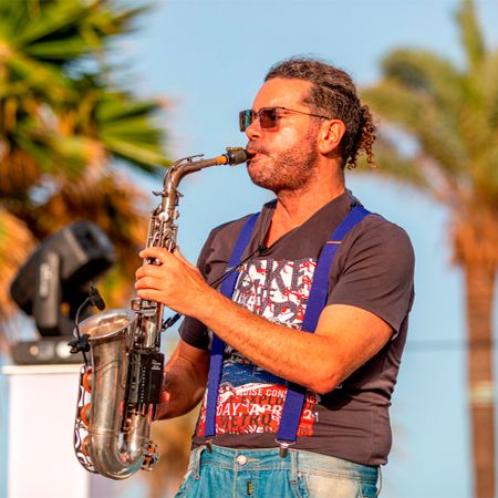 Sax Player Marbella