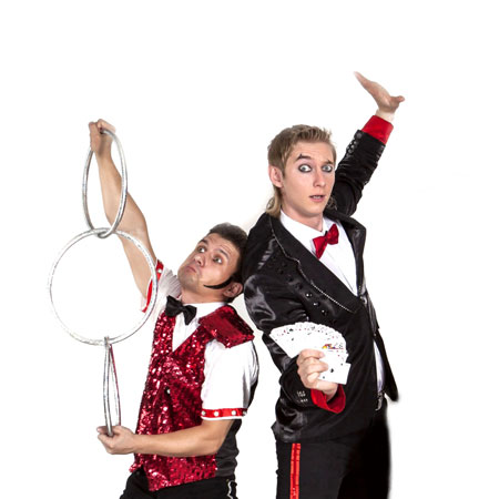 Spectacle de magie de cirque en Russie