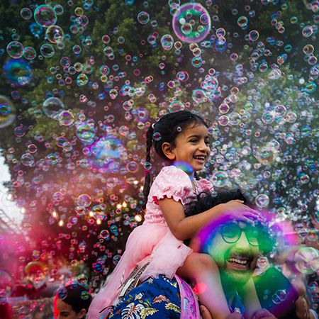 Magical Bubbles Installation