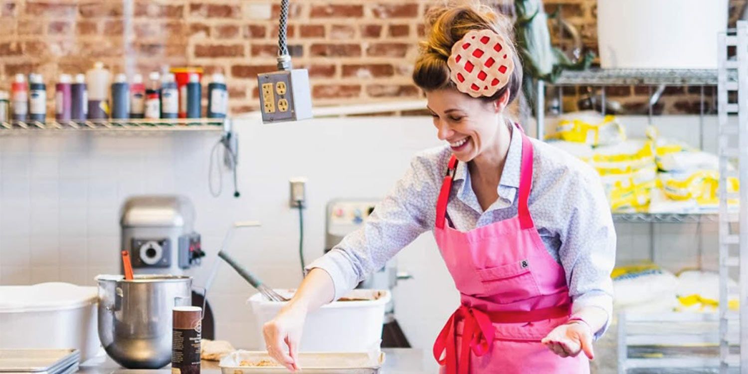 Festive Baker Bakes Tasty Treats With Remote Teams