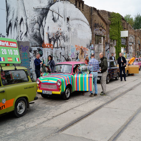 Visite d'aventure Trabi à Berlin