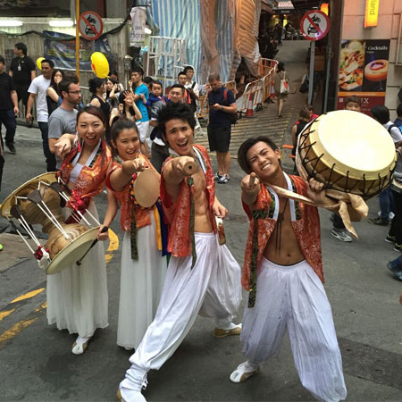 Tamburi coreani Hong Kong
