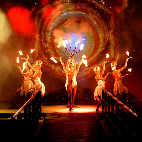 LED & Fire Stage Show
