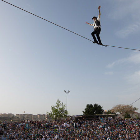 Tel Aviv Tightrope Walker