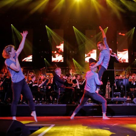 Spectacles de danse et de karaté en Allemagne