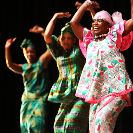 Grupo de Danza Africana en Maryland