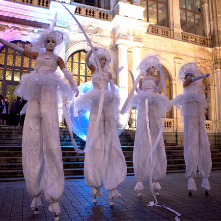 Walk Around Stilt Fairies