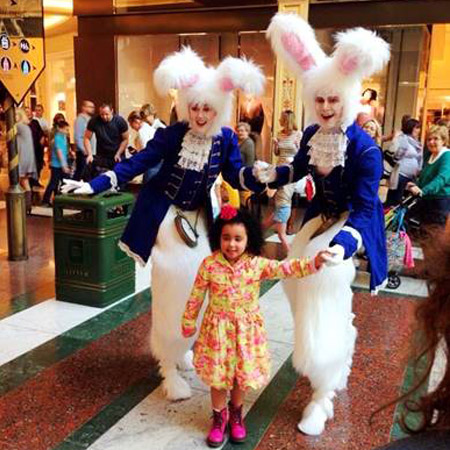 White Rabbits Stilt Walkers